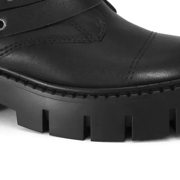 Tabela de numeração da bota feminina Ramarim coturno cano baixo preta